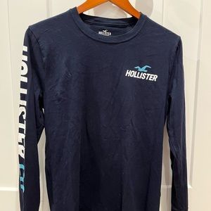 HOLLISTER logo long sleeve shirt